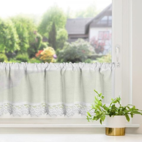 FIRANA GOTOWA CLARIE NA TAŚMIE 150 X 30 CM BIAŁY EUROFIRANY FIRANA GOTOWA CLARIE NA TAŚMIE 150 X 30 CM BIAŁY EUROFIRANY