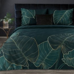 KOMPLET POŚCIELI SATYNOWEJ PREMIUM 5 180 X 200 CM TURKUSOWY EUROFIRANY