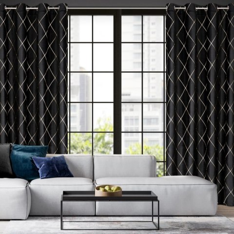 ZASŁONA DEKORACYJNA PIERRE CARDIN MARGO 140 X 250 CM CZARNY EUROFIRANY ZASŁONA DEKORACYJNA PIERRE CARDIN MARGO 140 X 250 CM CZARNY EUROFIRANY