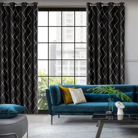 ZASŁONA DEKORACYJNA PIERRE CARDIN MARGO 140 X 250 CM CZARNY EUROFIRANY ZASŁONA DEKORACYJNA PIERRE CARDIN MARGO 140 X 250 CM CZARNY EUROFIRANY