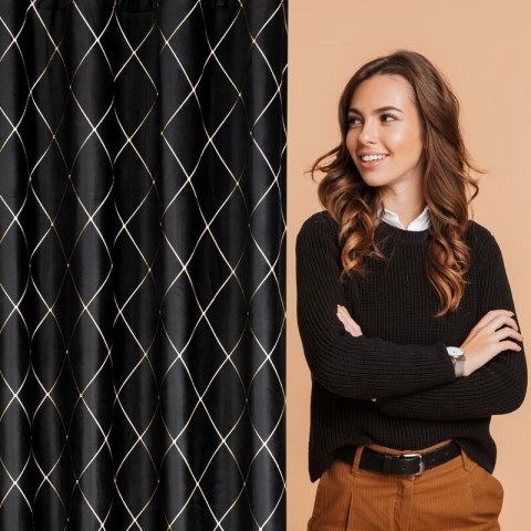 ZASŁONA DEKORACYJNA PIERRE CARDIN MARGO 140 X 250 CM CZARNY EUROFIRANY ZASŁONA DEKORACYJNA PIERRE CARDIN MARGO 140 X 250 CM CZARNY EUROFIRANY