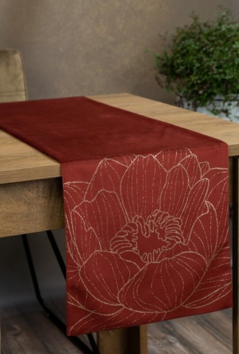 OBRUS BLINK 13 35 X 140 CM CEGLASTY EUROFIRANY OBRUS BLINK 13 35 X 140 CM CEGLASTY EUROFIRANY