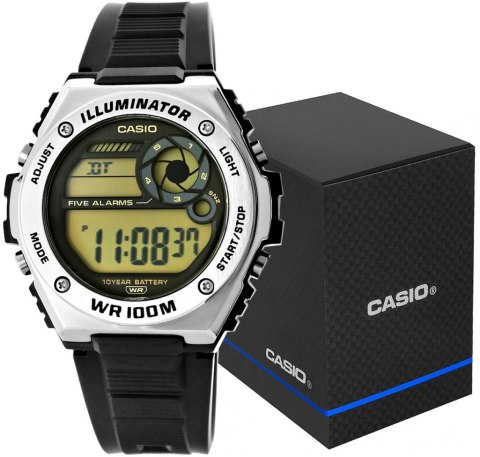 Zegarek CASIO MWD-100H-9AVEF 10 BAR Do pływania Unisex + BOX Zegarek CASIO MWD-100H-9AVEF 10 BAR Do pływania Unisex + BOX