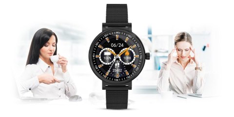 Zegarek Damski RUBICON SMARTWATCH RNBE64-3 BLACK Zegarek Damski RUBICON SMARTWATCH RNBE64-3 BLACK