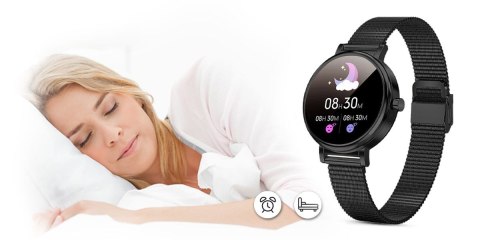 Zegarek Damski RUBICON SMARTWATCH RNBE64-3 BLACK Zegarek Damski RUBICON SMARTWATCH RNBE64-3 BLACK