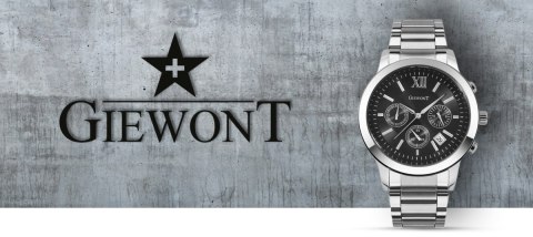 Zegarek Męski GIEWONT Apex Chrono GW6480-1 Chronograf Silver/Black Zegarek Męski GIEWONT Apex Chrono GW6480-1 Chronograf Silver/Black
