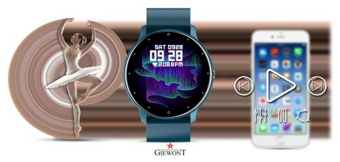 Smartwatch Giewont Sport Around GW120-4 - Deep Ocean Smartwatch Giewont Sport Around GW120-4 - Deep Ocean