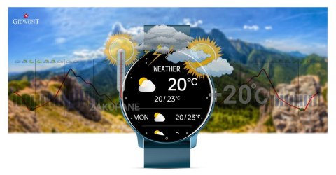Smartwatch Giewont Sport Around GW120-4 - Deep Ocean Smartwatch Giewont Sport Around GW120-4 - Deep Ocean