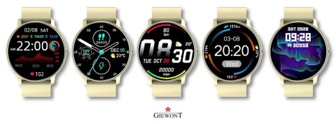 Smartwatch Giewont Sport Around GW120-6 - Ivory Effect Smartwatch Giewont Sport Around GW120-6 - Ivory Effect