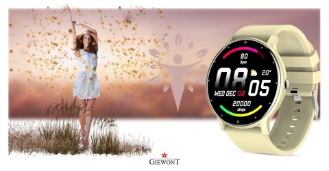 Smartwatch Giewont Sport Around GW120-6 - Ivory Effect Smartwatch Giewont Sport Around GW120-6 - Ivory Effect