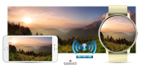 Smartwatch Giewont Sport Around GW120-6 - Ivory Effect Smartwatch Giewont Sport Around GW120-6 - Ivory Effect