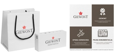 Smartwatch Giewont Dynamic SmartCall GW230-3 - Rose Gold/Black Effect Smartwatch Giewont Dynamic SmartCall GW230-3 - Rose Gold/Black Effect