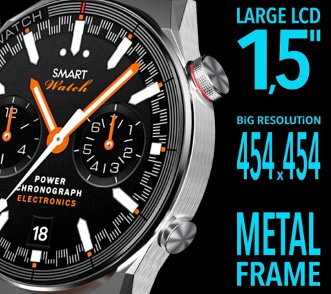Smartwatch Rubicon RNCE99 Black Metal + Silicon SMARUB194 Smartwatch Rubicon RNCE99 Black Metal + Silicon SMARUB194