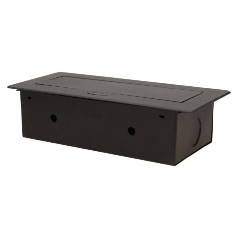 GNIAZDA WPUSZCZANE W BLAT 2X2P+Z, 2XUSB PŁASKI RANT CZARNY GNIAZDA WPUSZCZANE W BLAT 2X2P+Z, 2XUSB PŁASKI RANT CZARNY