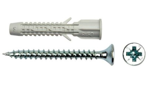 KOŁEK UNIWERSALNY Z KOŁNIERZEM NYLON TYP UP 8*50/4,5*60MM KOŁEK UNIWERSALNY Z KOŁNIERZEM NYLON TYP UP 8*50/4,5*60MM