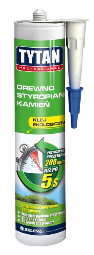 KLEJ MONTAŻOWY 290ML TYTAN EKOLOGICZNY WODNY KLEJ MONTAŻOWY 290ML TYTAN EKOLOGICZNY WODNY