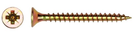 WKRĘT DO DREWNA OCYNK ŻÓŁTY PEŁNY GWINT FHD 3.0*20MM WKRĘT DO DREWNA OCYNK ŻÓŁTY PEŁNY GWINT FHD 3.0*20MM