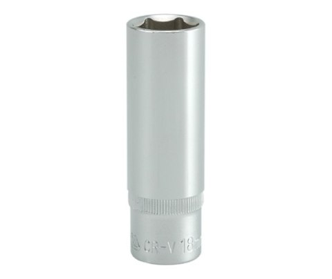 NASADKA DŁUGA 6-KĄTNA CHROMOWANA 1/2'' 18MM NASADKA DŁUGA 6-KĄTNA CHROMOWANA 1/2'' 18MM