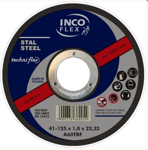 TARCZA PŁASKA T1A 230*2.0*22 TARCZA PŁASKA T1A 230*2.0*22