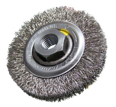 SZCZOTKA TARCZOWA DRUT STALOWY M-14, FI120MM SZCZOTKA TARCZOWA DRUT STALOWY M-14, FI120MM