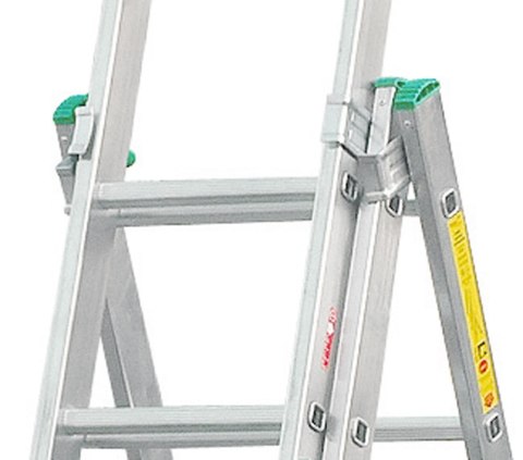 DRABINA ALUMINIOWA 3-ELEMENTOWA 510CM 8+8+8 SZCZEBLI DRABINA ALUMINIOWA 3-ELEMENTOWA 510CM 8+8+8 SZCZEBLI