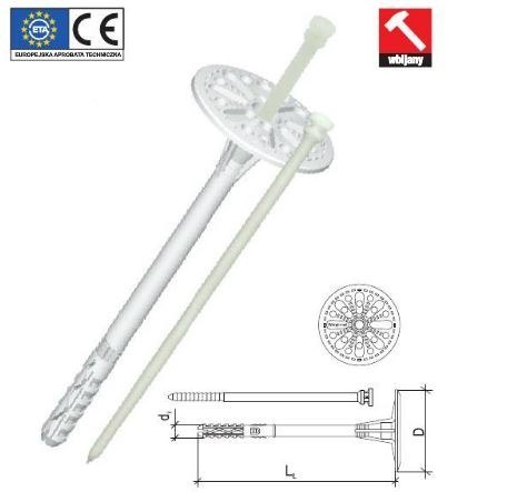 KOŁEK DO IZOLACJI TRZPIEŃ Z TWORZYWA 10*120MM KOŁEK DO IZOLACJI TRZPIEŃ Z TWORZYWA 10*120MM