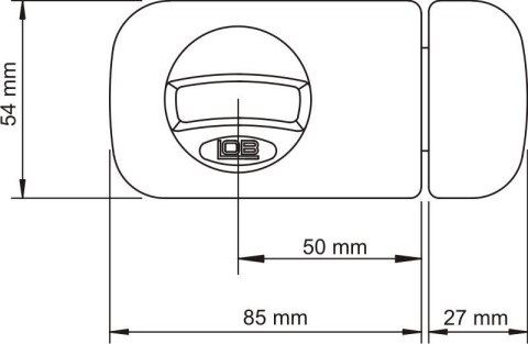 ZAMEK NAWIERZCHNIOWY 3 KLUCZE TB51 50MM BIAŁY ZAMEK NAWIERZCHNIOWY 3 KLUCZE TB51 50MM BIAŁY