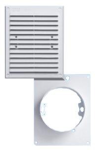 KRATKA Z WYJŚCIEM RUROWYM BIAŁA 175*215MM FI100MM KRATKA Z WYJŚCIEM RUROWYM BIAŁA 175*215MM FI100MM