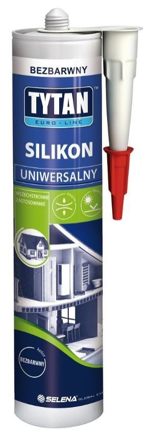 SILIKON TYTAN EURO-LINE 280ML BEZBARWNY SILIKON TYTAN EURO-LINE 280ML BEZBARWNY