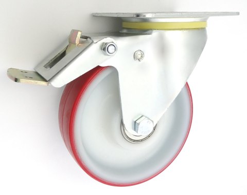 KOŁO TWORZYWO+POLIURETAN 160MM OBUDOWA SKRĘTNA+HAM. 45BCNWH KOŁO TWORZYWO+POLIURETAN 160MM OBUDOWA SKRĘTNA+HAM. 45BCNWH