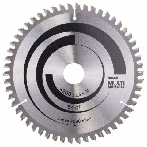 PIŁA TARCZOWA-H MULTI 200*2,4*30/Z54 PIŁA TARCZOWA-H MULTI 200*2,4*30/Z54