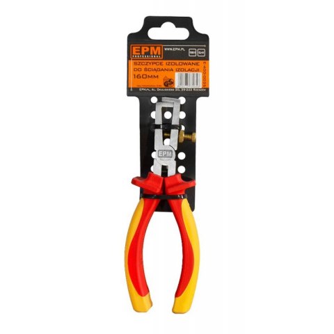 SZCZYPCE DO ŚCIĄGANIA IZOLACJI IZOLOWANE 1000V 160MM SZCZYPCE DO ŚCIĄGANIA IZOLACJI IZOLOWANE 1000V 160MM