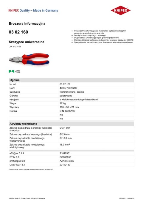 SZCZYPCE UNIWERSALNE PVC 160MM SZCZYPCE UNIWERSALNE PVC 160MM