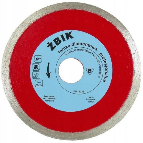 TARCZA DIAMENTOWA GŁADKA ŻBIK 300MM TARCZA DIAMENTOWA GŁADKA ŻBIK 300MM