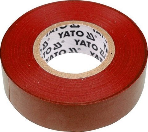 TAŚMA ELEKTROIZOLACYJNA 19MM*20M CZERWONA TAŚMA ELEKTROIZOLACYJNA 19MM*20M CZERWONA