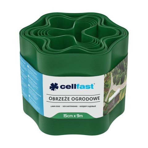 OBRZEŻE OGRODOWE ZIELONE 15CM*9M OBRZEŻE OGRODOWE ZIELONE 15CM*9M