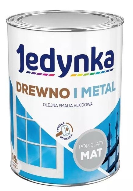 EMALIA ALKIDOWA DO DREWNA I METALU POPIELATA 0,9L EMALIA ALKIDOWA DO DREWNA I METALU POPIELATA 0,9L