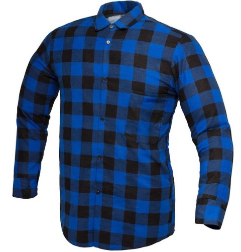 KOSZULA FLANELOWA NIEBIESKA POLSKA ROZMIAR XL KOSZULA FLANELOWA NIEBIESKA POLSKA ROZMIAR XL