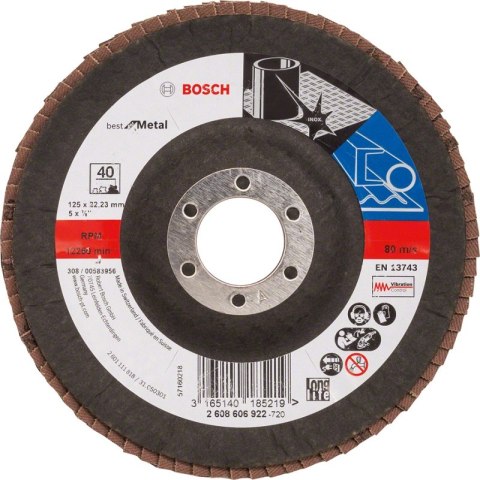 LAMELKA WYGIĘTA GRANULACJA 40 125MM LAMELKA WYGIĘTA GRANULACJA 40 125MM