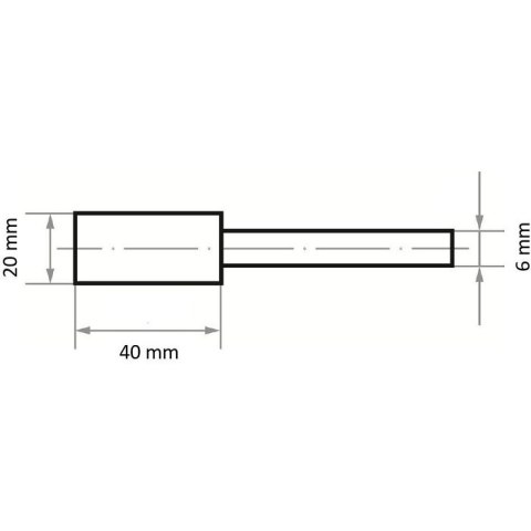 ŚCIERNICA TRZPIENIOWA NK 24 N BA MIĘKKA 20*40*6 ŚCIERNICA TRZPIENIOWA NK 24 N BA MIĘKKA 20*40*6