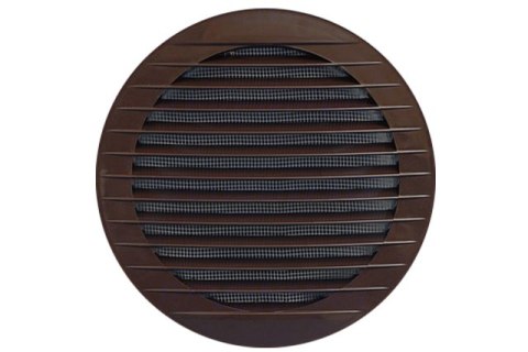 KRATKA OKRĄGŁA Z SIATKĄ 150MM BRĄZOWA KRATKA OKRĄGŁA Z SIATKĄ 150MM BRĄZOWA