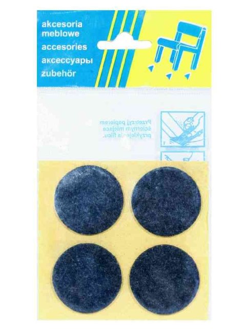 PODKŁADKA FILCOWA BLISTER BRĄZOWA FI 40MM - 4SZT PODKŁADKA FILCOWA BLISTER BRĄZOWA FI 40MM - 4SZT