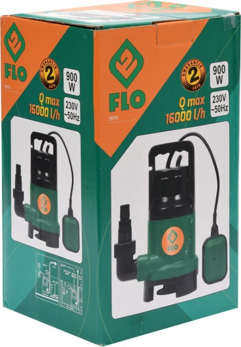 POMPA ZATAPIALNA DO BRUDNEJ WODY 900W POMPA ZATAPIALNA DO BRUDNEJ WODY 900W