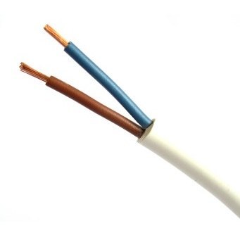 PRZEWÓD MIESZKANIOWY H03VV-F OMY 2X1,5 BIAŁY 300V PRZEWÓD MIESZKANIOWY H03VV-F OMY 2X1,5 BIAŁY 300V