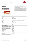 SZCZYPCE TNĄCE BOCZNE IZOLOWANE 140MM