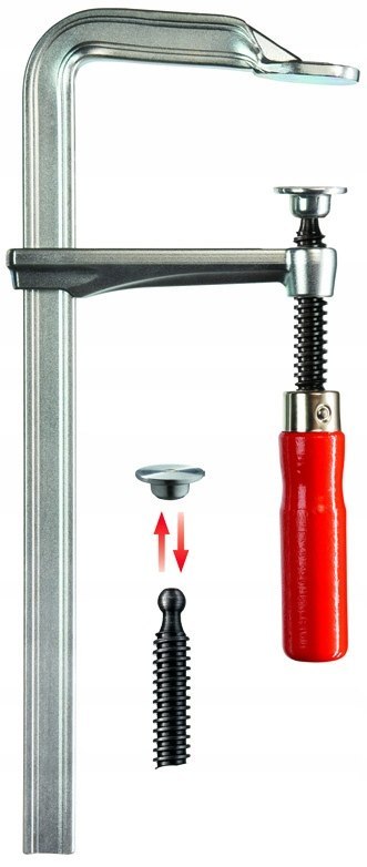 ŚCISK ŚRUBOWY ŚLUSARSKI STALOWY GZ 300/140MM ŚCISK ŚRUBOWY ŚLUSARSKI STALOWY GZ 300/140MM