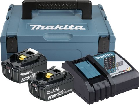 ZESTAW ZASILAJĄCY 18V MAKPAC 2*3.0AH BL1830B+DC18RC ZESTAW ZASILAJĄCY 18V MAKPAC 2*3.0AH BL1830B+DC18RC