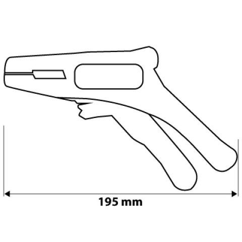 AUTOMATYCZNY ŚCIĄGACZ IZOLACJI OD 0.5MM DO 6MM2 AUTOMATYCZNY ŚCIĄGACZ IZOLACJI OD 0.5MM DO 6MM2