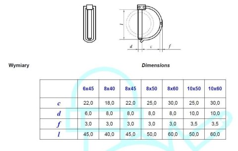 PRZETYCZKA DO RUR 10*60MM AN 72 PRZETYCZKA DO RUR 10*60MM AN 72
