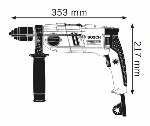 WIERTARKA UDAROWA GSB 18-2RE 800W - ZUW WIERTARKA UDAROWA GSB 18-2RE 800W - ZUW